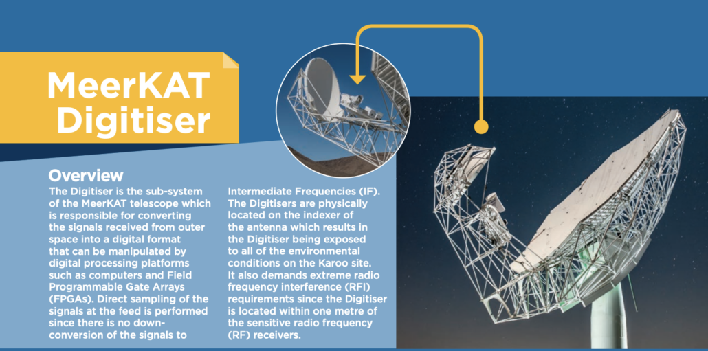 MeerKAT Digitiser - South African Radio Astronomy Observatory - NRF/SARAO