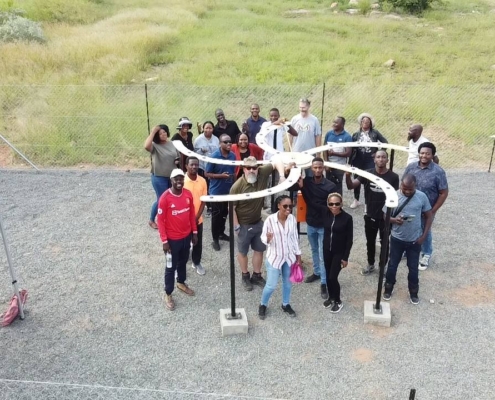 Transient Array Radio Telescope (TART) instrument has been deployed in Botswana during a workshop held at the Botswana