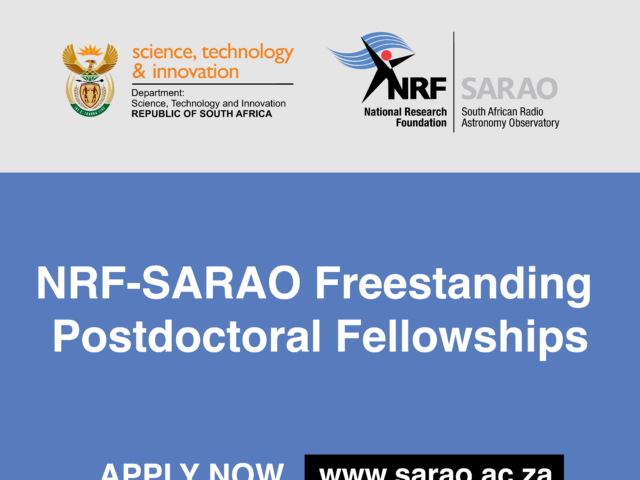 Call for applications: SARAO Freestanding Postdoctoral Fellowships for 2027