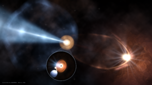 A black hole in the Milky Way aims its jet at us